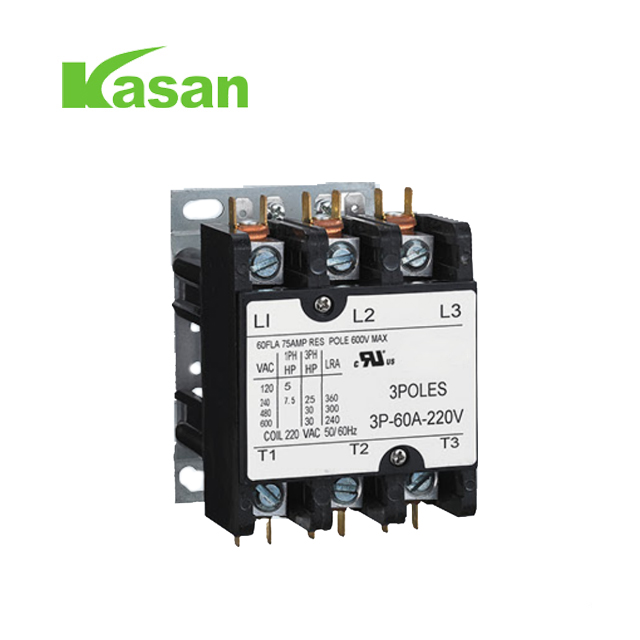 HVAC 24V/120V/240V/277V/480V కోసం UL ధృవీకరించబడిన 30A 3P ఎయిర్ కాంటాక్టర్